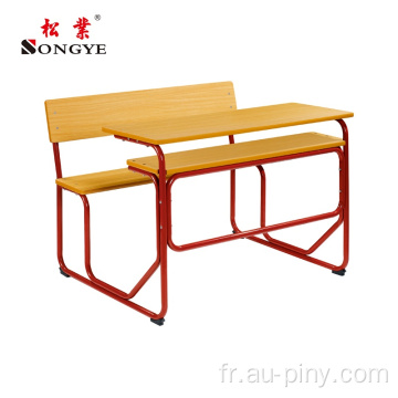 Table de chaise double de travail d&#39;enseignant de laboratoire de maternelle